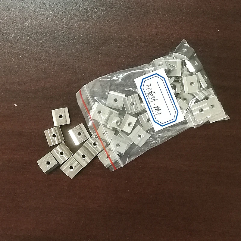 T Block Square Nuts T-Track Sliding Hammer Nut M3 M4 M5 M6 for Fastener Aluminum Profile 2020 3030 4040