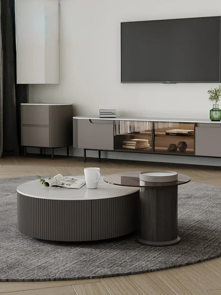 

TV Cabinet Unit Living Room Fruit Plate Home Nordic Modern Minimalist Italian Small Apartment