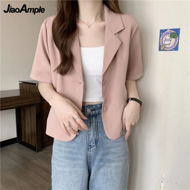 Women\'s 2024 Summer New Casual Fashion Matching Set Korean Elegant Pink Short Sleeved Blouse+Sling+Suit Wide Leg Pants 3 Piece