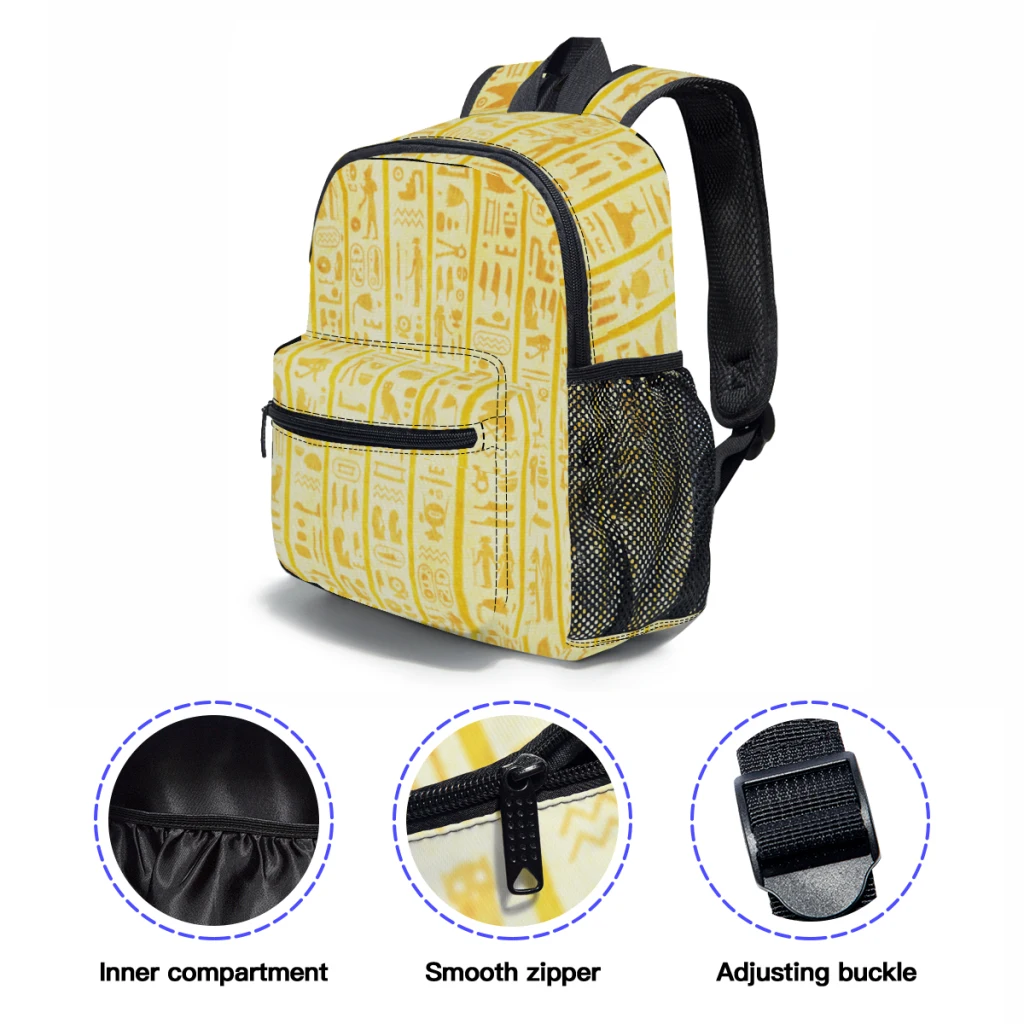Старый Египетский хироглиф, детский школьный рюкзак, детский школьный портфель, сумка для учеников начальной школы для девочек и мальчиков