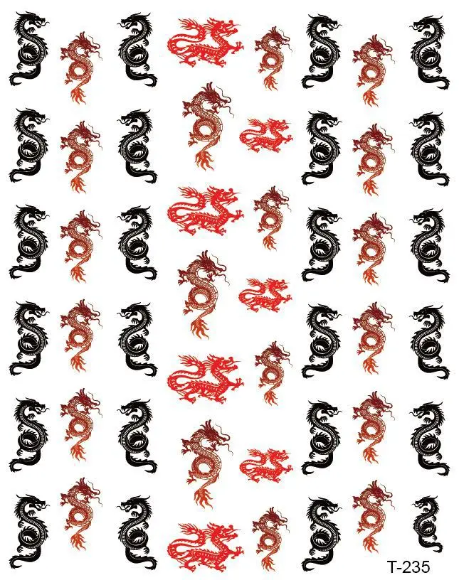 1 ورقة الصينية لونغ مسمار الفن ملصق مجردة الوجه التسمية المتزلجون ل رسومات أظافر الديكور DIY كلمة تصميم الأشعة فوق البنفسجية هلام السحر