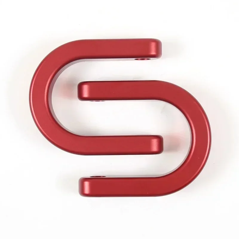 

For Hummer H2 2003-2009 Aluminum Alloy Red Car Rear Trailer Hook Tow Ring Bumper Tow Hook Trim Car Accessories