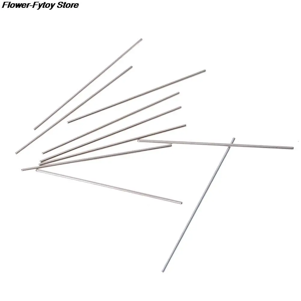 10 Pcs iron high quality 2*100mm Metal Model Axle Gear Shaft Diameter 2mm DIY Toy Accessories for Car Wholesale
