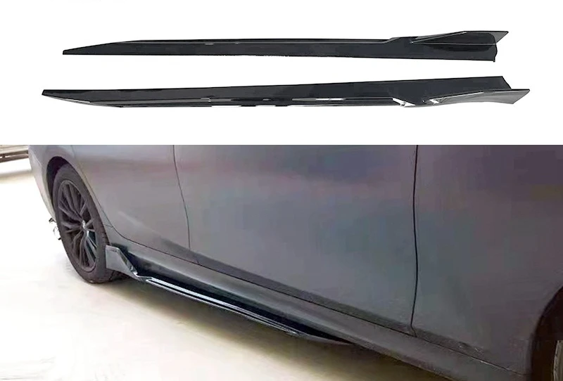 

Подходит для BMW, новая боковая юбка серии 4, G22G23G26, модифицированная конкурентоспособная S-образная юбка, спортивная объемная юбка, украшение
