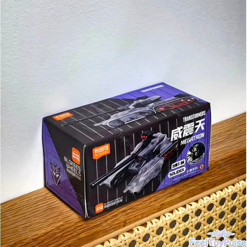 [Authentic] BLOKEES Super Trendy Transformers Clear Color Megatron Building Block Model Car Collectible Gift Set for Fans Toy