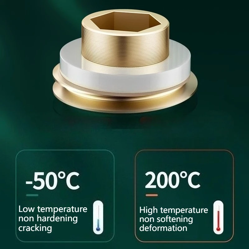 Copper Sealing Gasket for Water Pipe 4-point Joint Faucet Angle Valve with No Raw Material and Leak Proof Silicone Copper Gasket