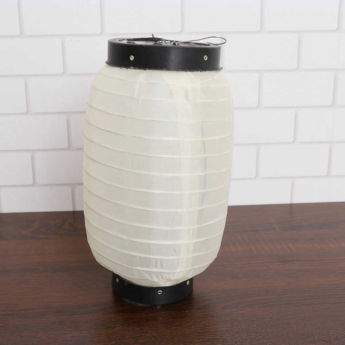 

10Pcs Japanese Style Waterproof Folding Lanterns Oval Silk Cloth Hanging Ornaments Lightweight Durable Decoration for Weddings