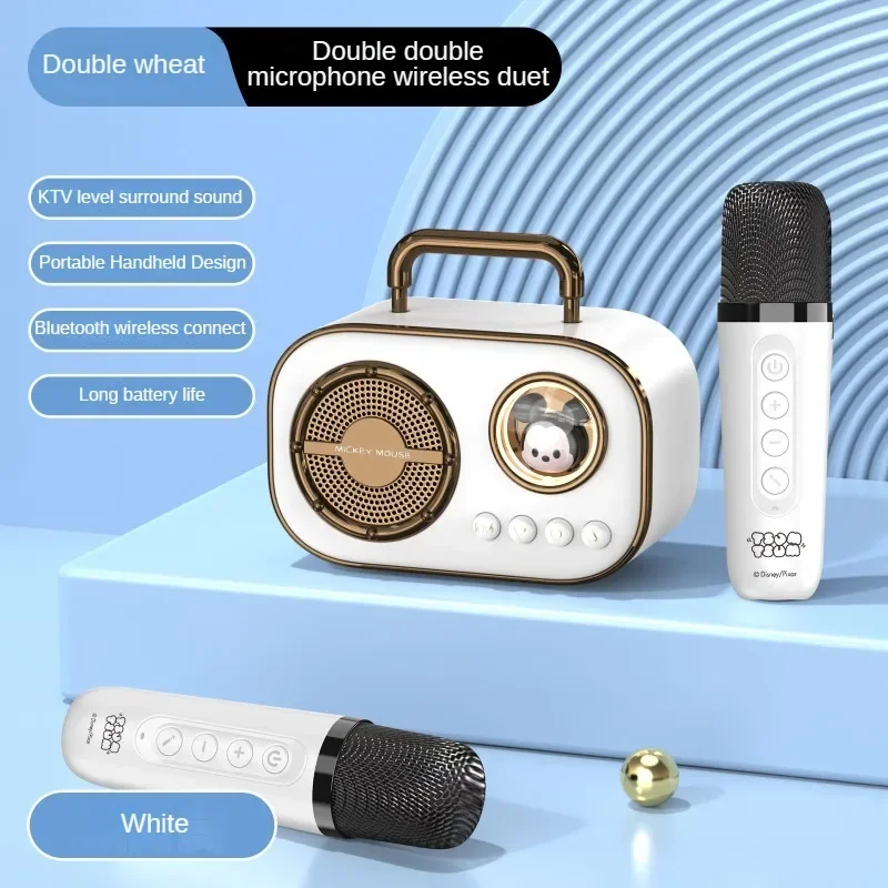 Bluetooth Microphone Speaker and Microphone Suitable for Mobile Phone Singing Children's Cute Singing Mini Speaker