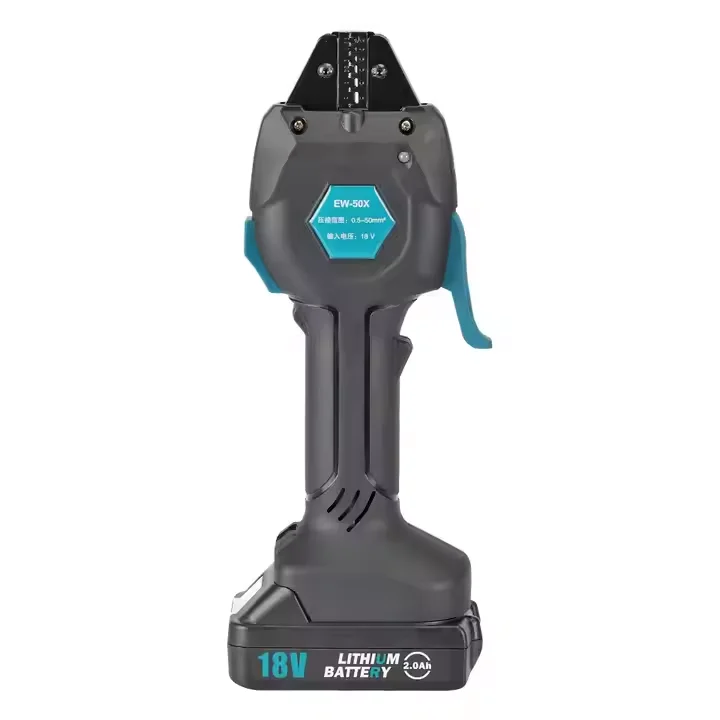 

EW-50X Lightweight Electrical Cordless Wire Crimper Battery Powered Cold Crimping Tool for Connecting Wire Terminals