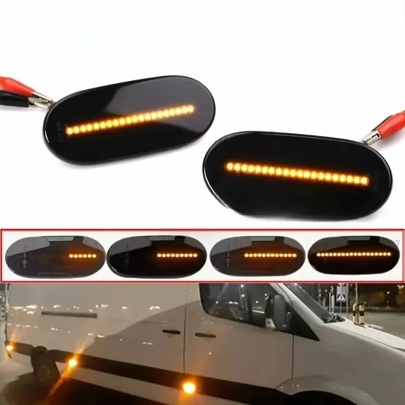 

2 шт. светодиодные боковые габаритные фонари для VW Crafter Mercedes-Sprinter W906, повторитель, указатель поворота, популярный