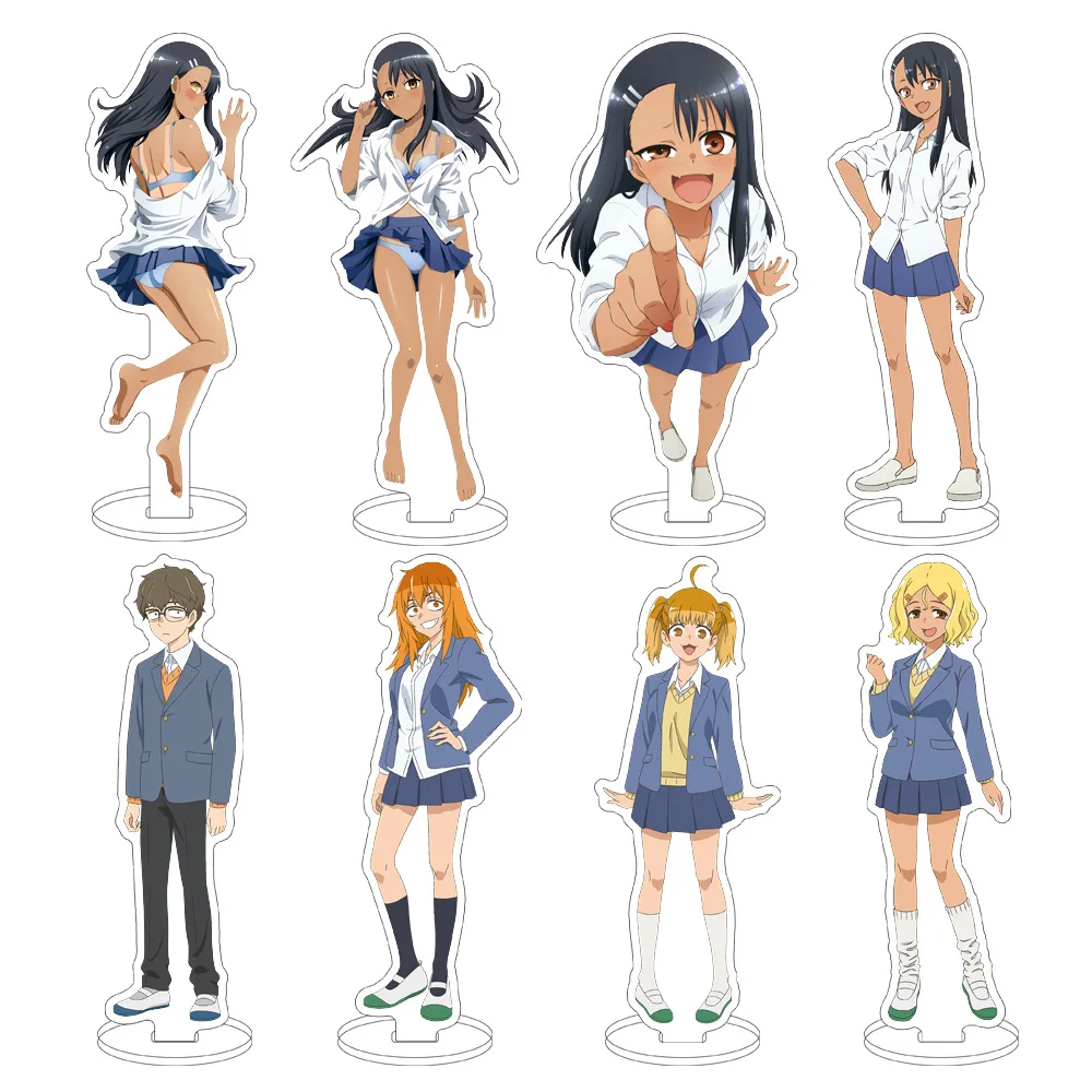 Anime 15CM Charm Nagatoro Hayase Figures Cosplay Acrylic Stand Model Plate Desk Decor Standing Sign prop Fans Birthday Gifts