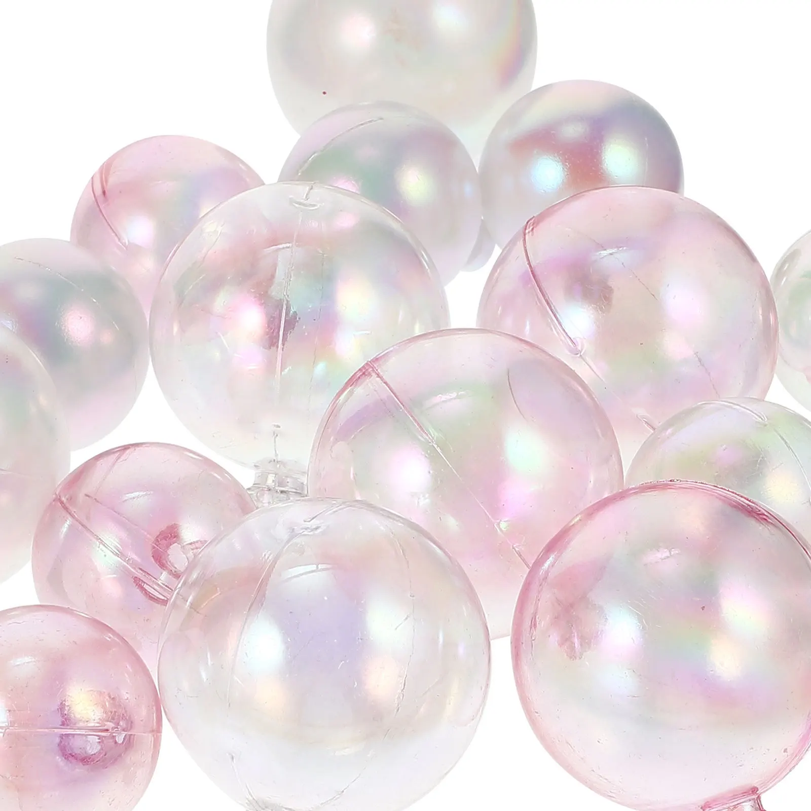 

18Pcs Cake Decor Colorful Plastic Ball Toppers Bubble Mini Balloon Party Cupcake Decoration Wedding Dessert Ornaments