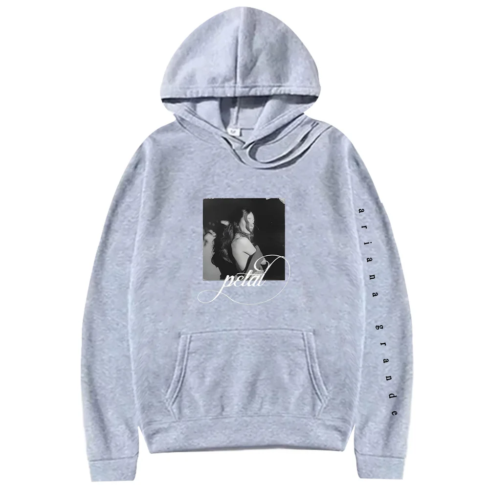 Ariana Grande Petal Hoodie Vintage Print Hoody Women Men Cas