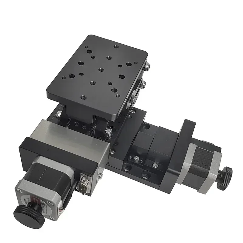 Excellent Top Quality Hot SalesMotorized Two Axis Combined Stage High Precision Ultra-Thin Electric Linear Stage Lab Jack