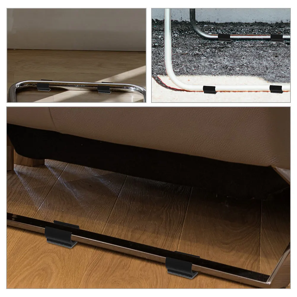 

8pcs U-Shaped Furniture Pads Chair Leg Floor Protectors Non-Slip Felt Mats For Hardwood Floors Chair Glides Tips Caps