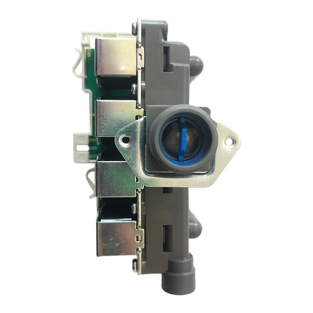 4 Head Water Inlet Valve for Automatic Drum Washing Machines Fast Flow Safety Switch Plastic Metal Construction
