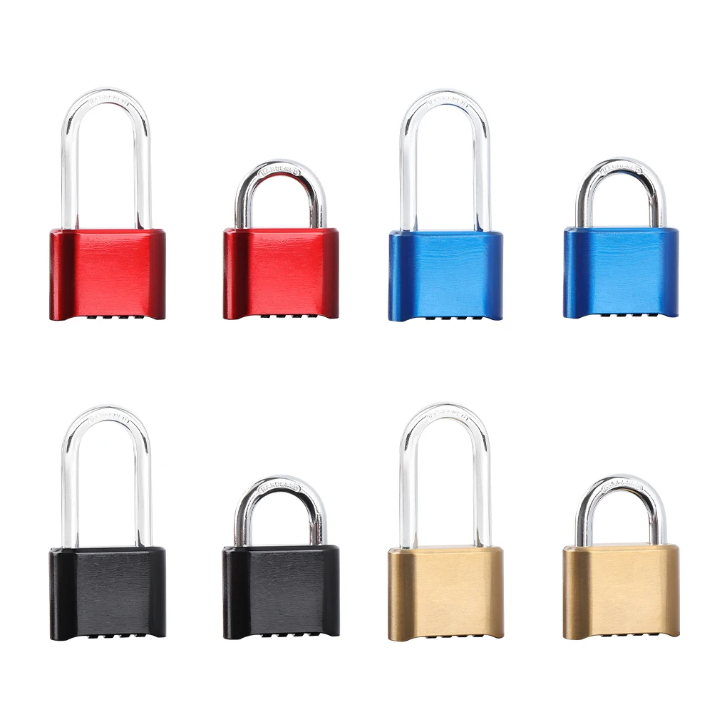 Coded Lock Solid Color Replacement Anti-lost Password Locker Padlock