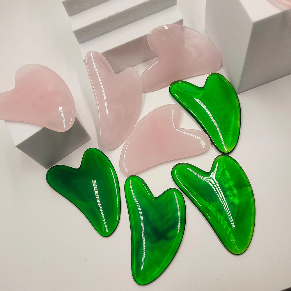 1 Stück Gua Sha Massage-Brett Gesichtspflege Guasha-Werkzeuge Gesichtsmassagegerät Schaber für Gesicht, Nacken, Rücken, Körper SPA Massage-Tool – Detail 6