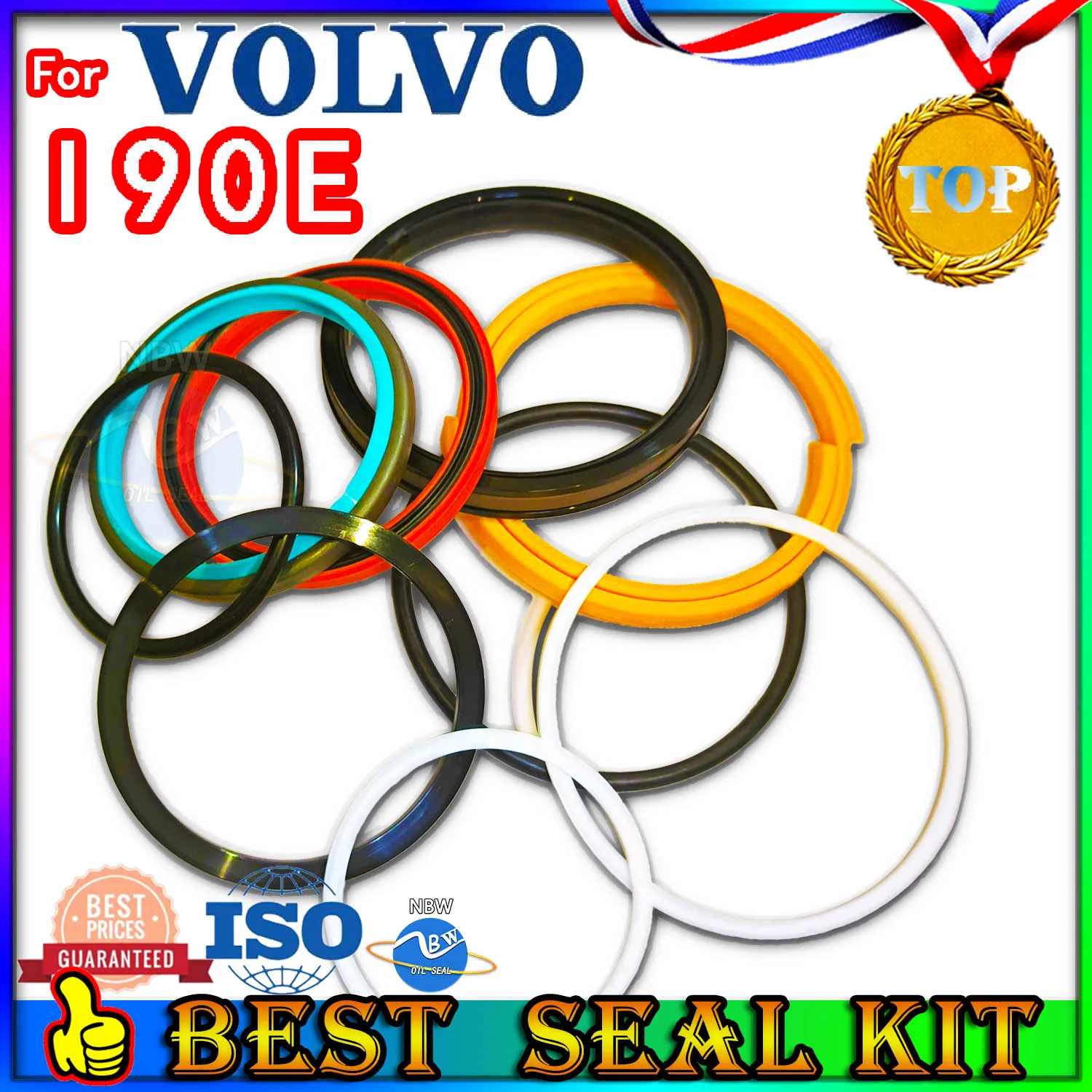 For VOLVO l90E Bulldozer Backhoe Stick Cylinder Oil Seal Kit BOOM ARM Bucket For Excavator Hydraulic Pump Repair O-ring  Lift