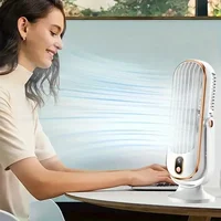5W Portable USB Desk Fan | Quiet Mini Table Fan with 3 Speeds & Adjustable Angle for Office Travel 4