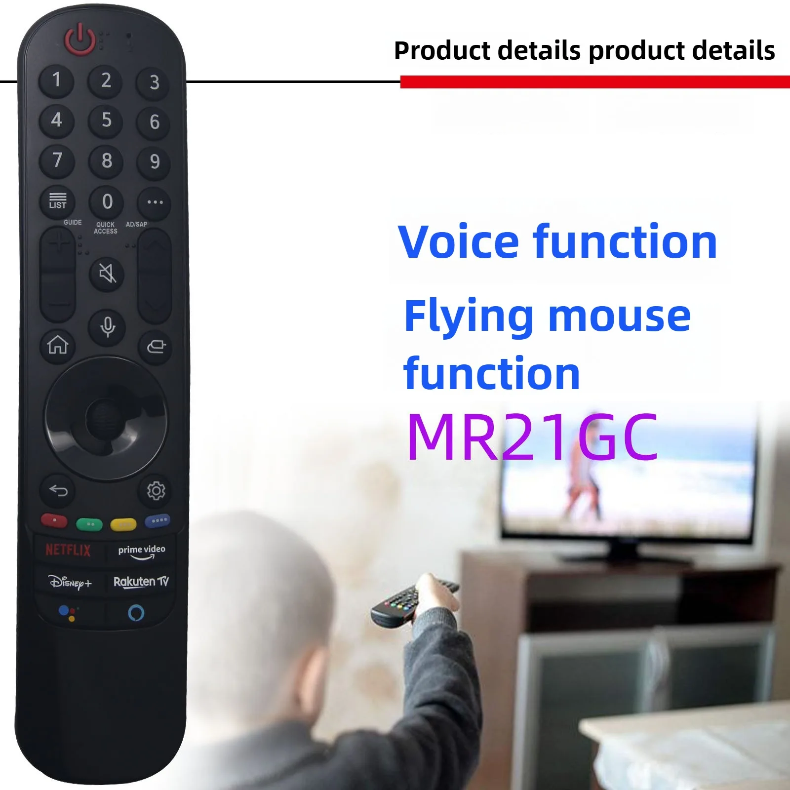 NEW MR21GC Magic Voice Remote Control for For L Smart TV AKB76036509 43NANO75 55UP75006LF OLED55A1RLA GA-21BA Controller