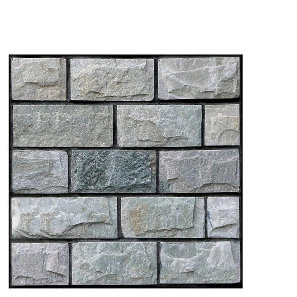 

5Pcs Self-Adhesive Brick Wallpaper Plastic 3D Waterproof Wall Sticker for Living Room Bedroom Kitchen Bathroom Background