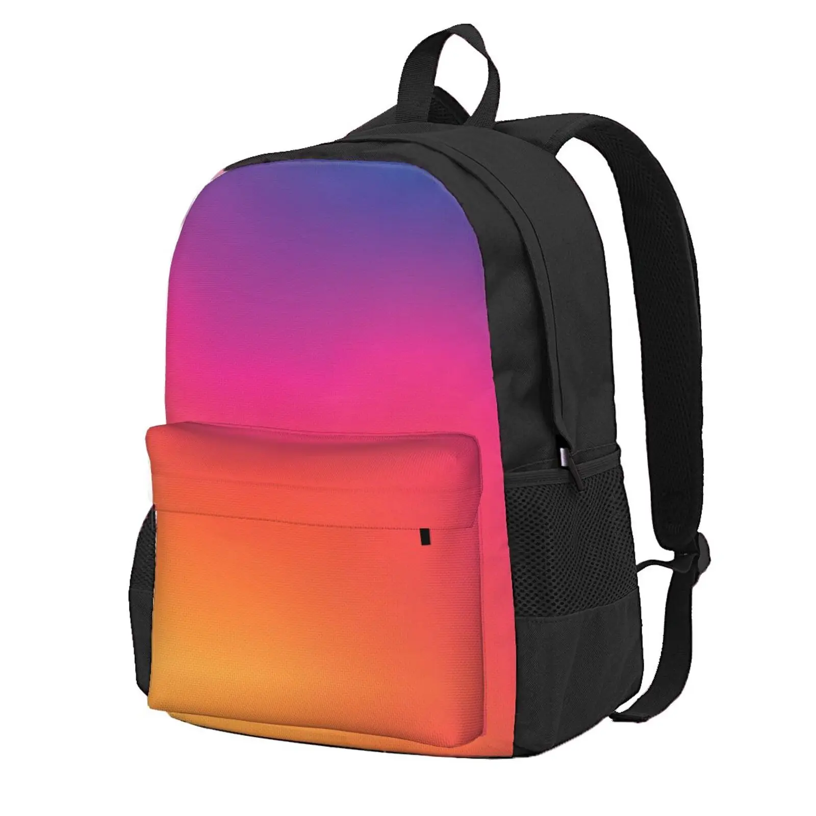 Gradient Instagram Hot Sale Schoolbag Backpack Fashion Bags Instagram Gradient Cute Pink Aesthetic Blue Purple Pinterest 90S