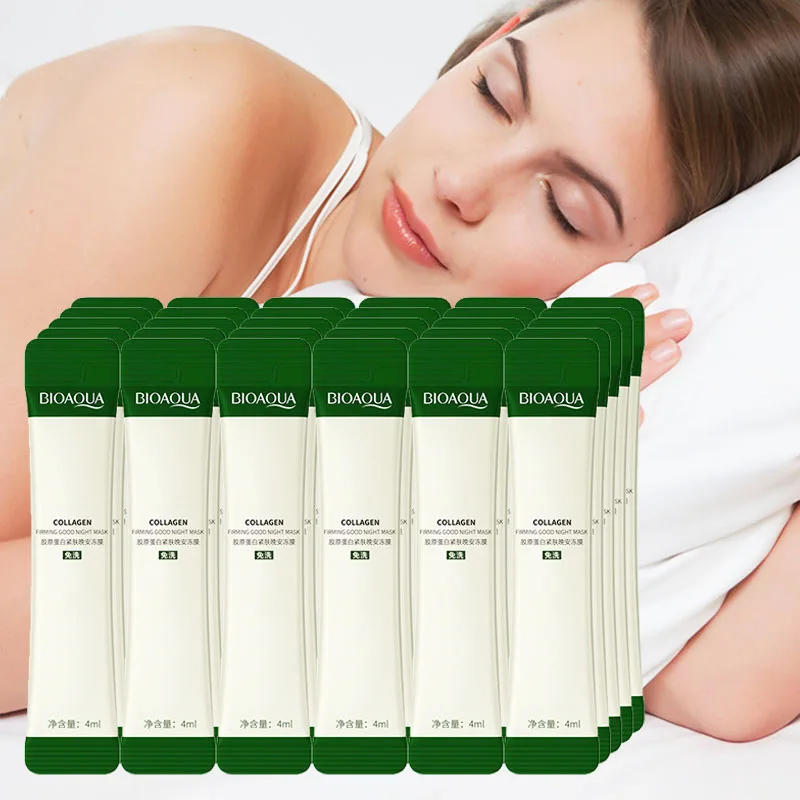 10/20/30 قطعة BIOAQUA الكولاجين قناع الوجه المضادة للتجاعيد ترطيب مغذي مكافحة الشيخوخة قناع الوجه لا غسل العناية بالبشرة