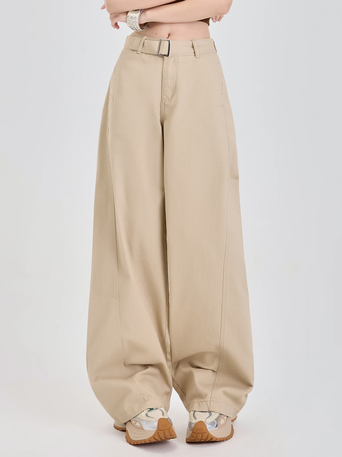 

ZHISILAO New Baggy Wide Leg Jeans Women Casual Loose High Waist Full Length Denim Pants Streetwear Spring Summer 2025