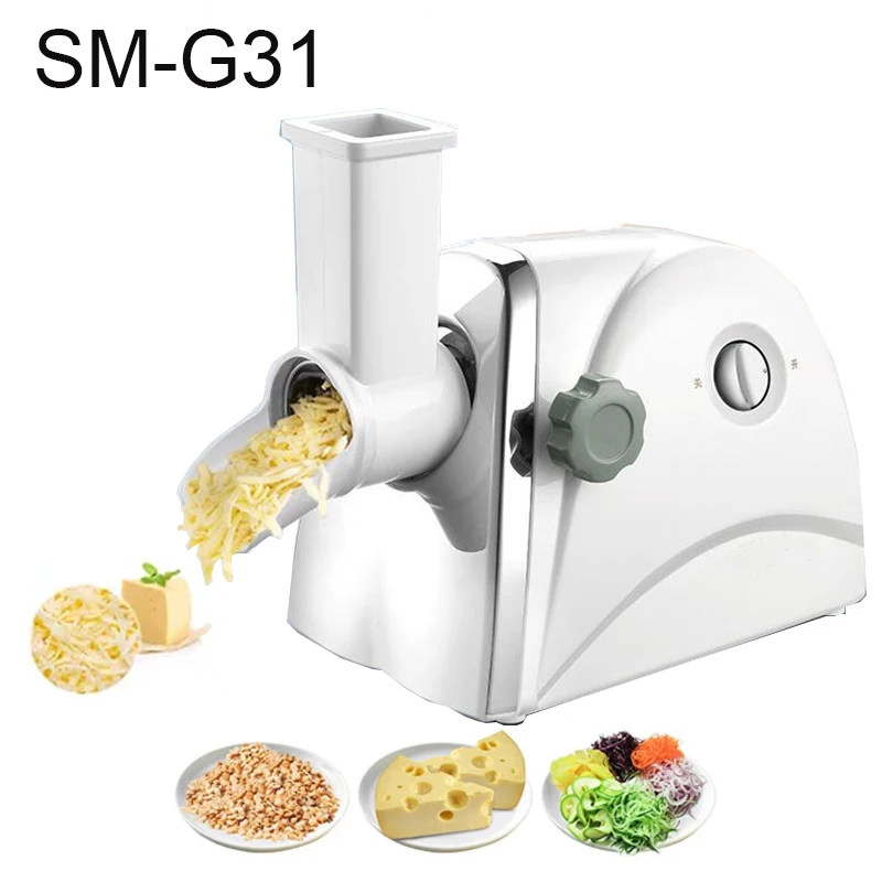 Cheese Grating Machine Electric Cheese Grater Salad Maker with Detachable Vegetable Cutter Bpa-free Slicer Potato for Easy