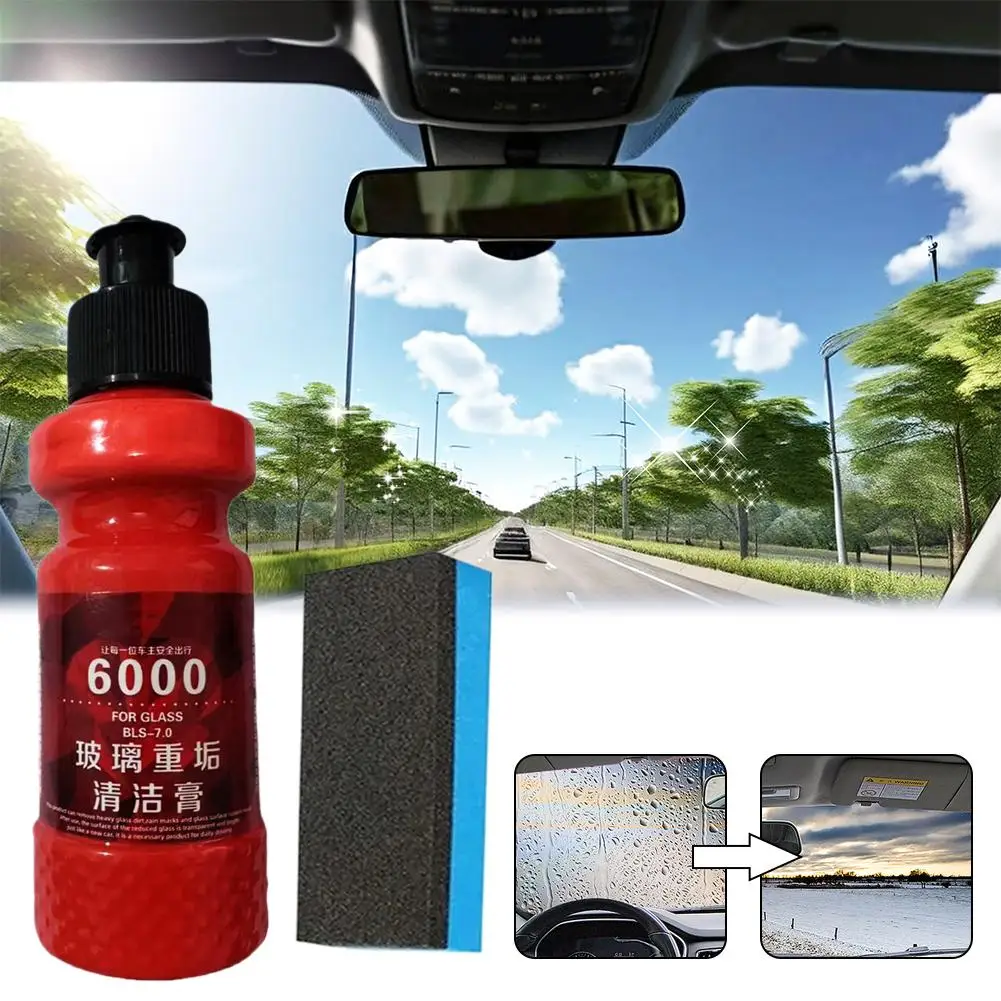 Car Glass Coating Agent, Rainproof Windshield Rain Car Polymer Agent Detailing Liquid Waterproof Car Repellent, Spray, G2C2