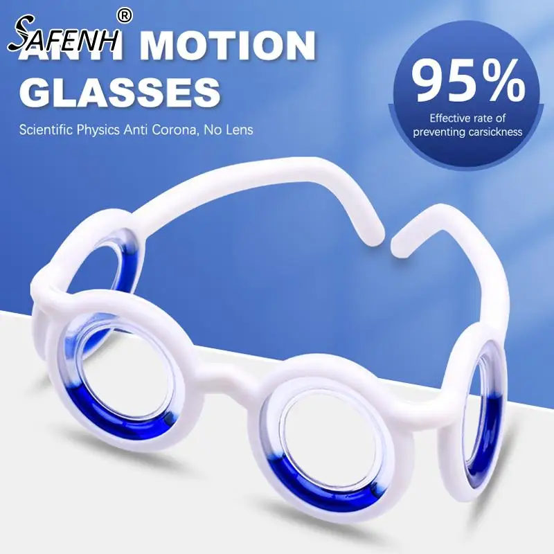 Anti-Sickness Glasses Without Lens Anti-carsick Glasses Foldable Travel Prevent Dizzy Glasses Anti Dizzy Artificial Glasses