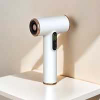 Wireless Hair Dryer USB Cordless Portable Travel Rechargeable Strong Wind Low Noise 3 Gears Hair Dryer with Lcd