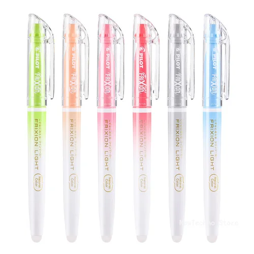 Imagen 1 del producto 2025 nuevo rotulador borrable marcadores fluorescentes Kawaii Pastel resaltador lindo papelería escolar