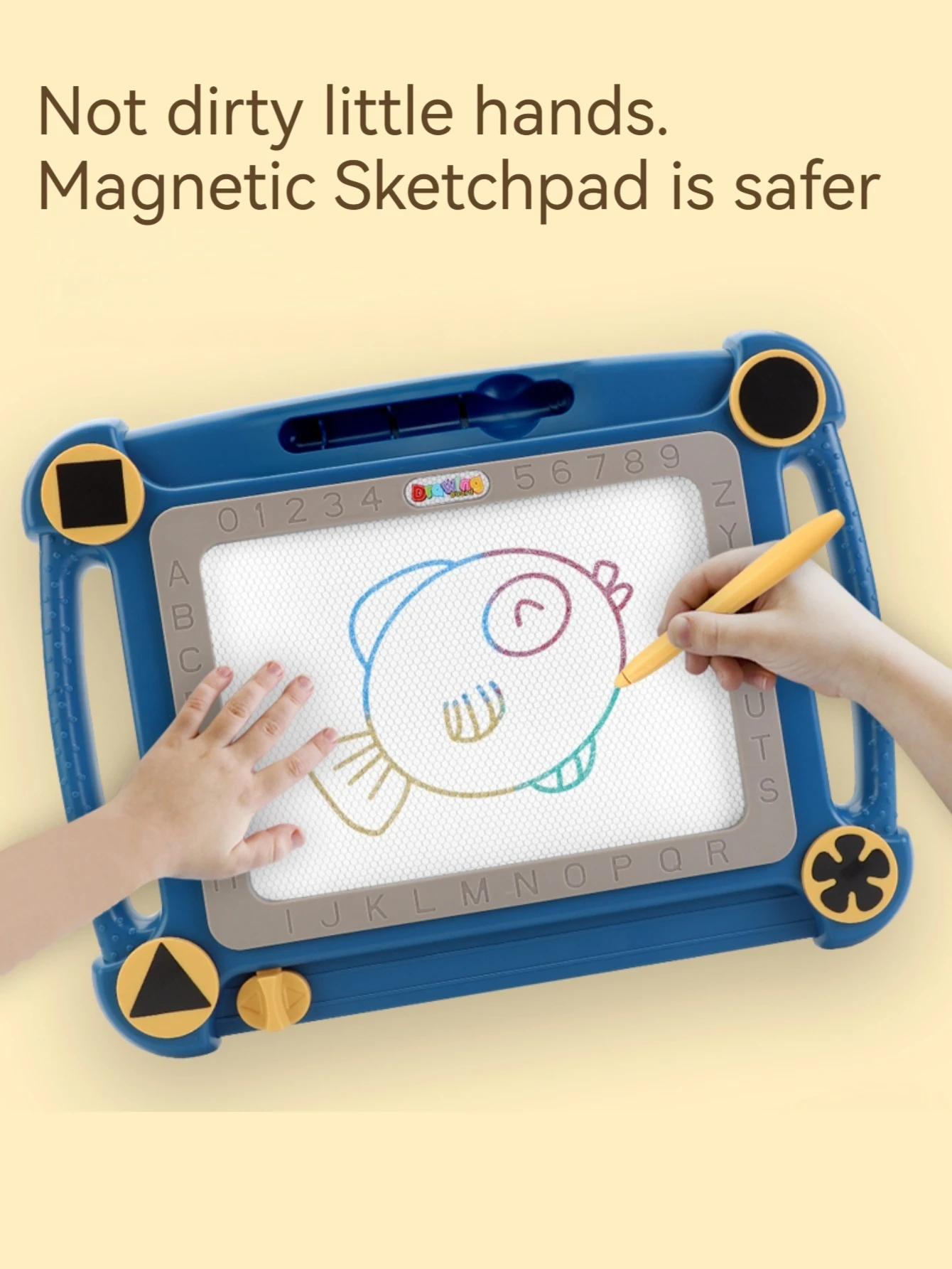Children's magnetic color graffiti drawing board home writing board educational writing board toy