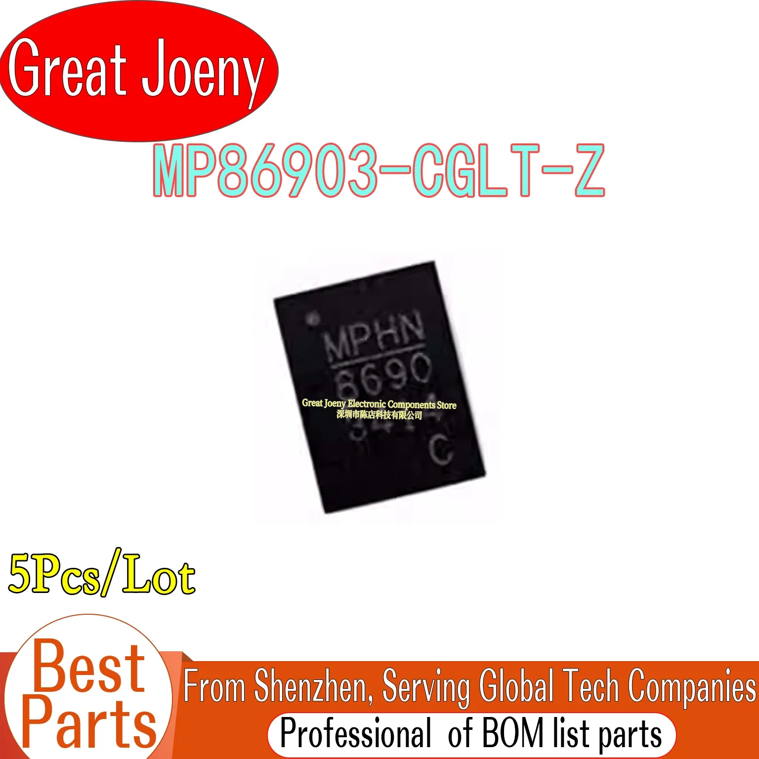 

(5piece)100% New MP86903-CGLT-Z MP86903-CGLT MP86903-C MP8690C MP8690 8690 QFN-21 Chipset Bulk Best Price