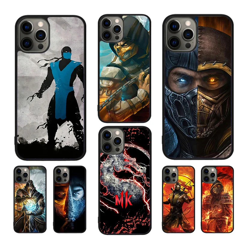 Mortal Kombat Mobile Phone Cases Cover For iPhone 16 15 14 12 13 mini 11 Pro MAX apple 6 7 8 Plus SE2020 Coque