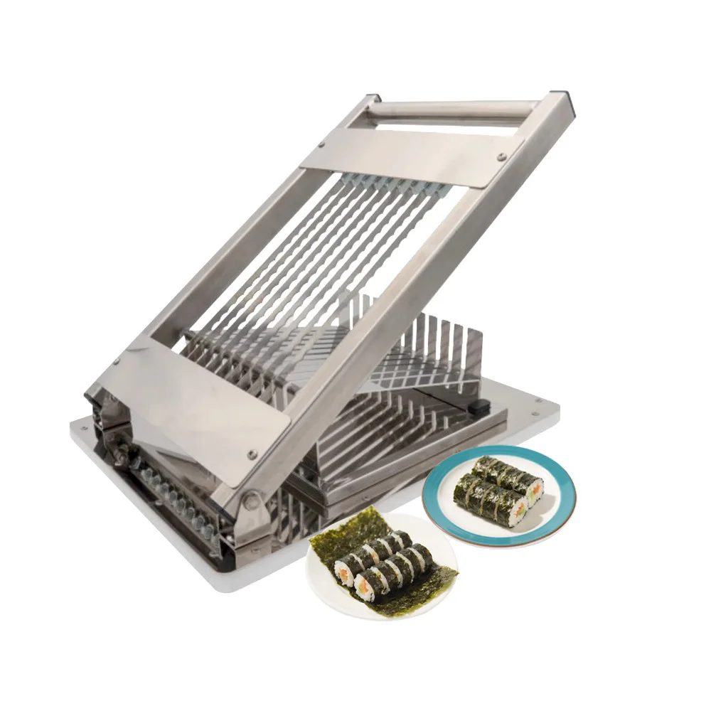 Manual Cutting Sushi Machine, Stainless Steel Slicer, Sushi Roll Slicer