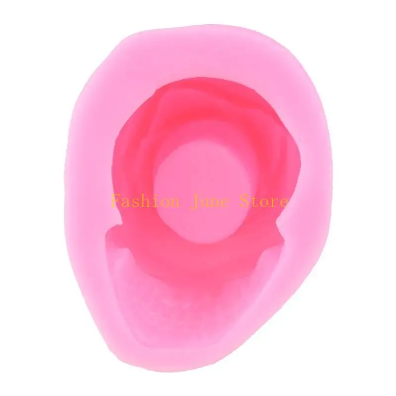 N5KA Flower Skull Epoxy Resin Mold Skull for Head Ashtray Silicone Mould DIY Crafts Plaster Flowerpot Plant Pot Home Decorations