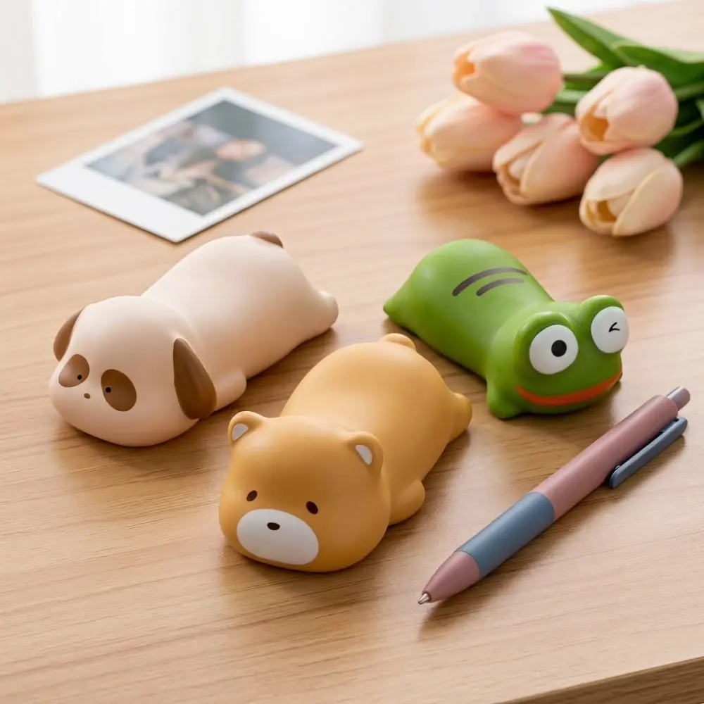 Soft Comfortable Wrist Rest Mouse Pad Frog AntiSlip Ergonomic Wrist Support Brown bear Dog Decompression Mouse Pad