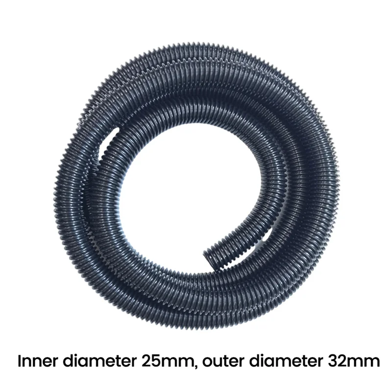 ASWUT-Industrial Grade Replacement Water Suction Hose For Powertec 70347 Wet Dry Vacuum Cleaner- Spring Retractable 3.2 Meter Ho