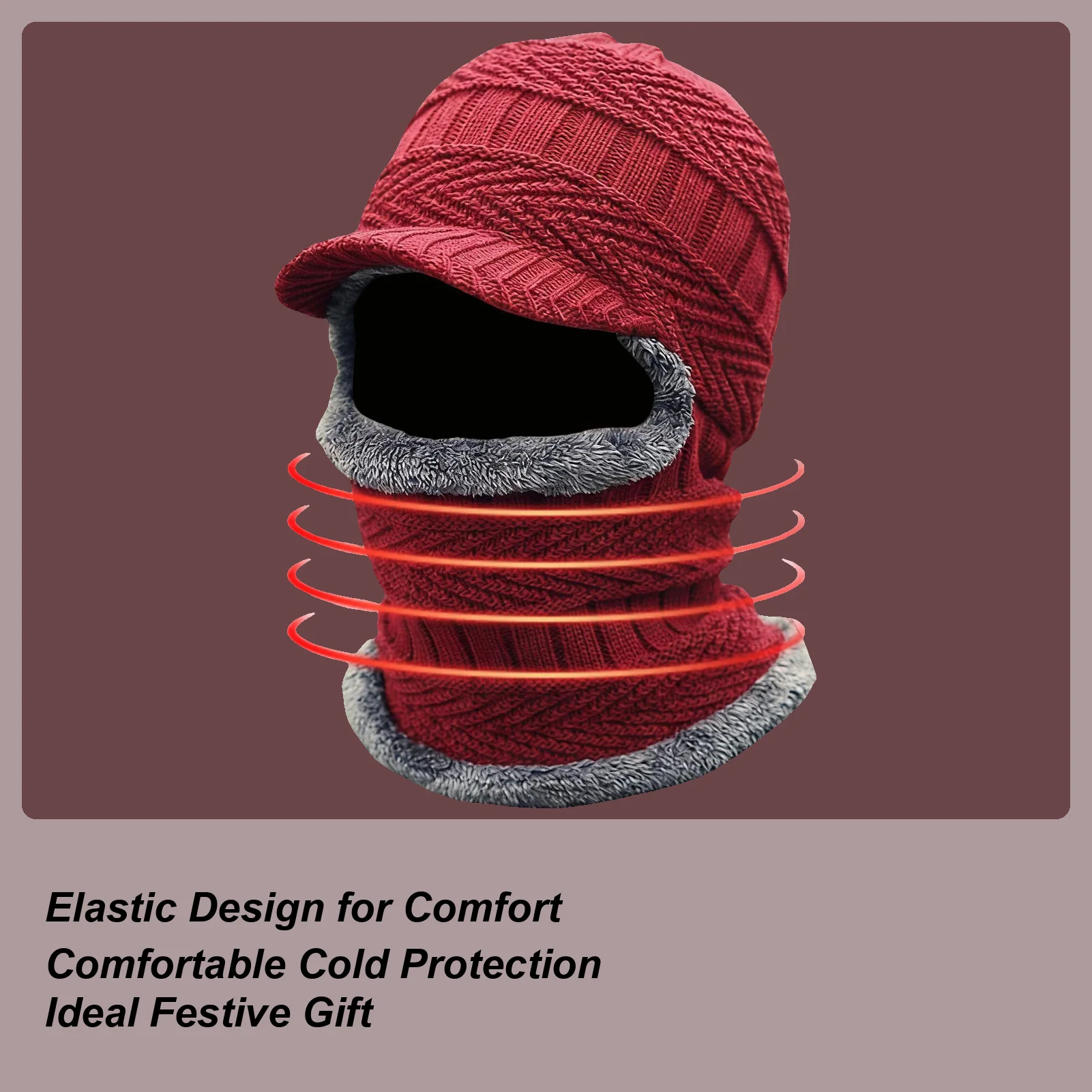 

Вязаная шапка, дышащая, удобная, зимняя шапка-бини, теплая шапка для холодной погоды, для путешествий, катания на лыжах, пеших прогулок, сноубординга, спорта, катания на санках