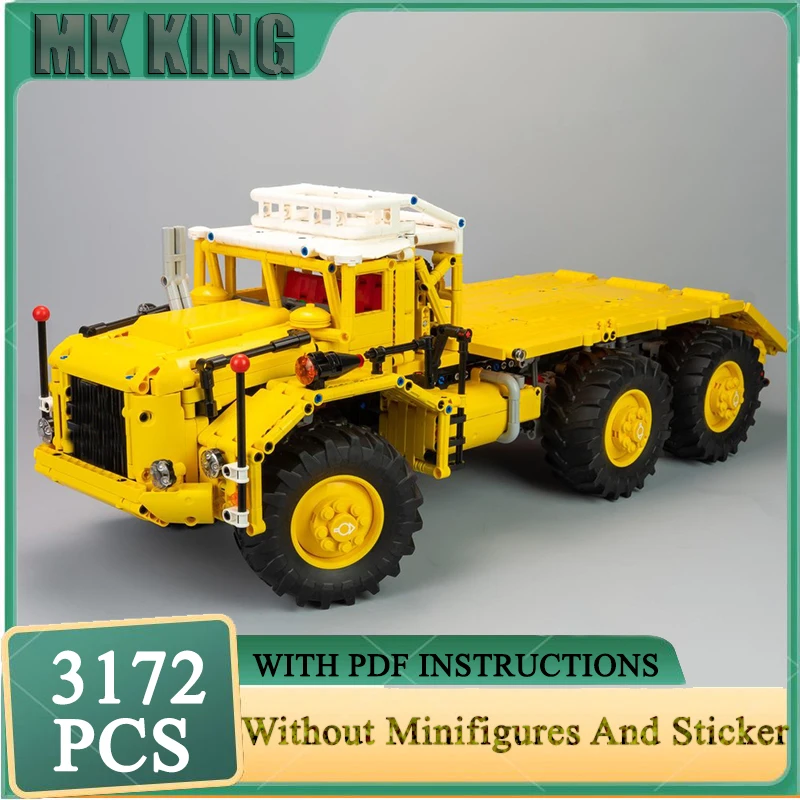 

Инженерный автомобиль Moc Building Block T100 Технические грузовики Модульная модель здания Технология Кирпич DIY Сборка игрушки Праздничный подарок