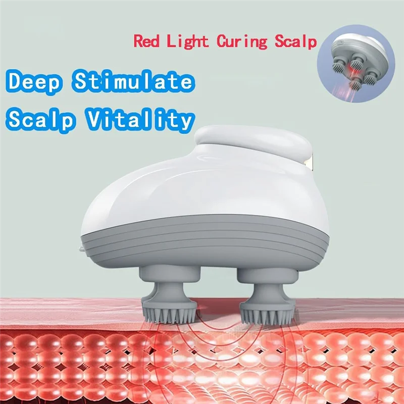 ABUS-مدلك فروة الرأس الكهربائي مدلك الرأس فروة الرأس الإجهاد الاسترخاء ، جهاز تدليك محمول لخدش الرأس لنمو الشعر #6