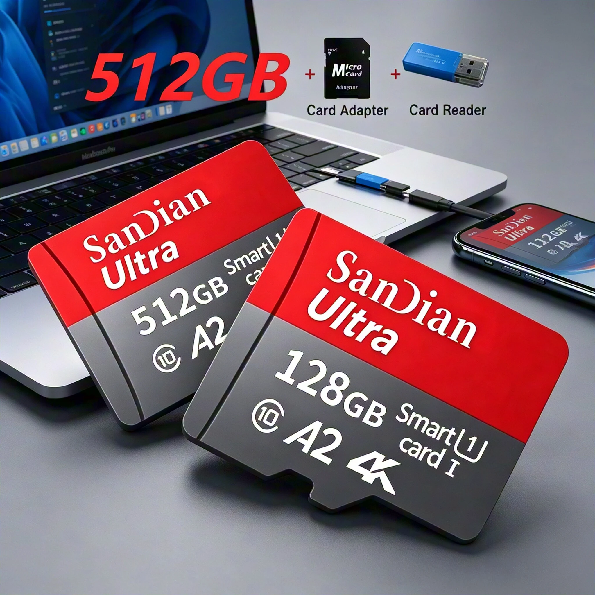 Cartão de Memória Original 256GB 128GB 64GB Micro TF SD Classe 10 UHS-1 Cartão Flash para Nintendo Switch Smartphone PC