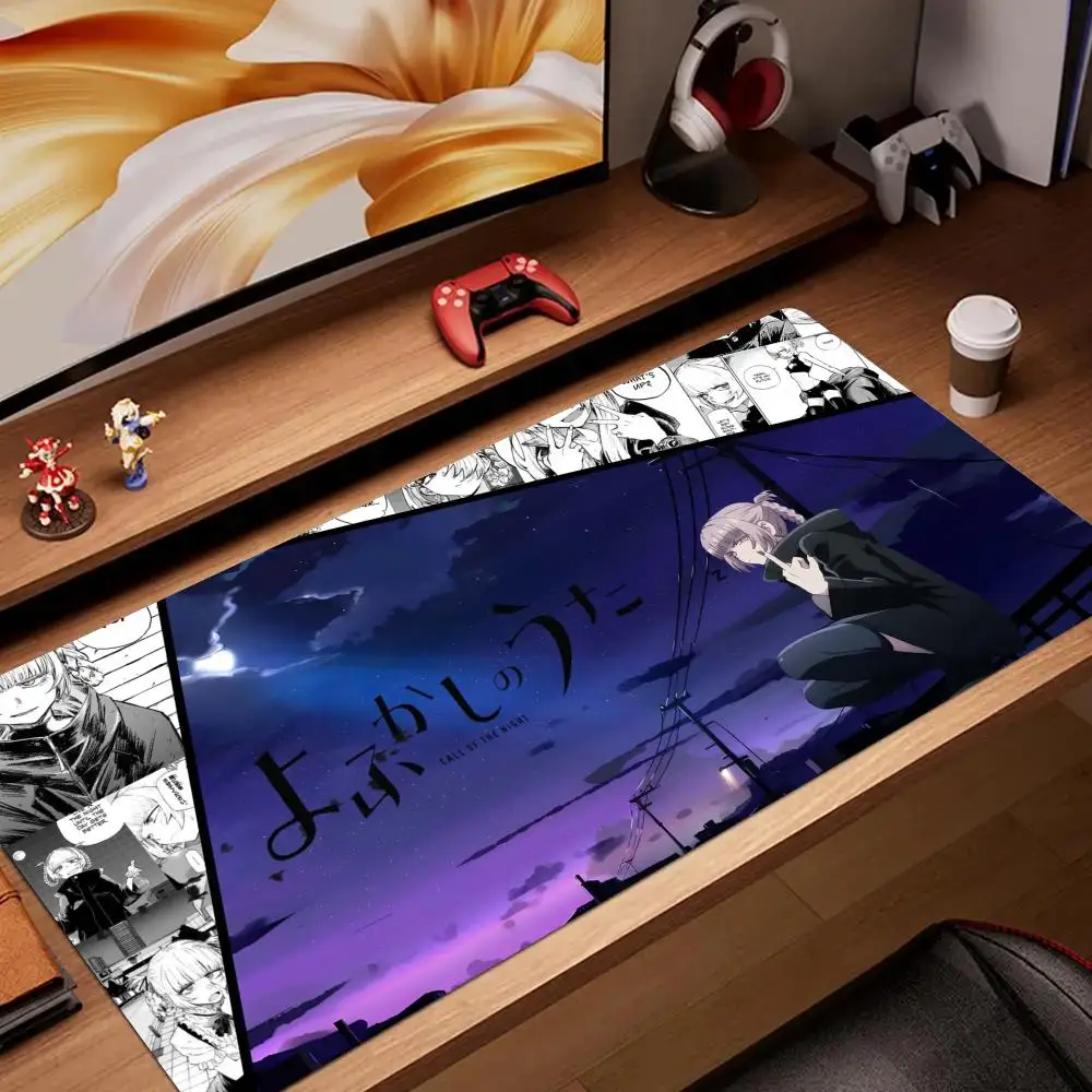 

Call Night Nanakusa Nazuna Mousepad HD Printing Computer Gamers Locking Edge Non-slip Mouse Pad XXL90x40cm Keyboard PC Desk Pad