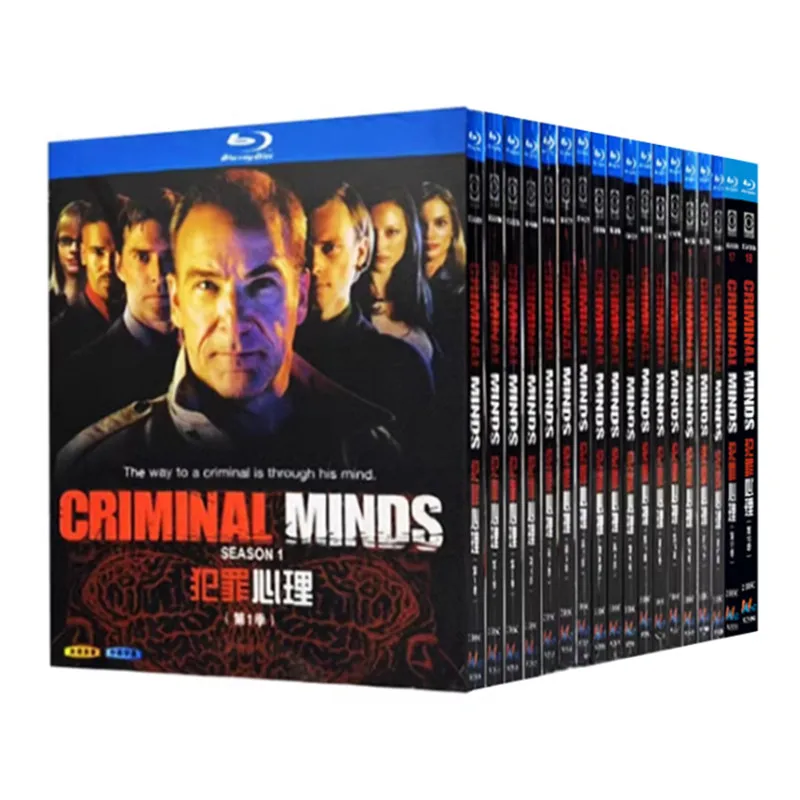 

Blu-ray Ultra HD TV Series Criminal Minds Seasons 1–18 BD Discs 42-Disc Box Set