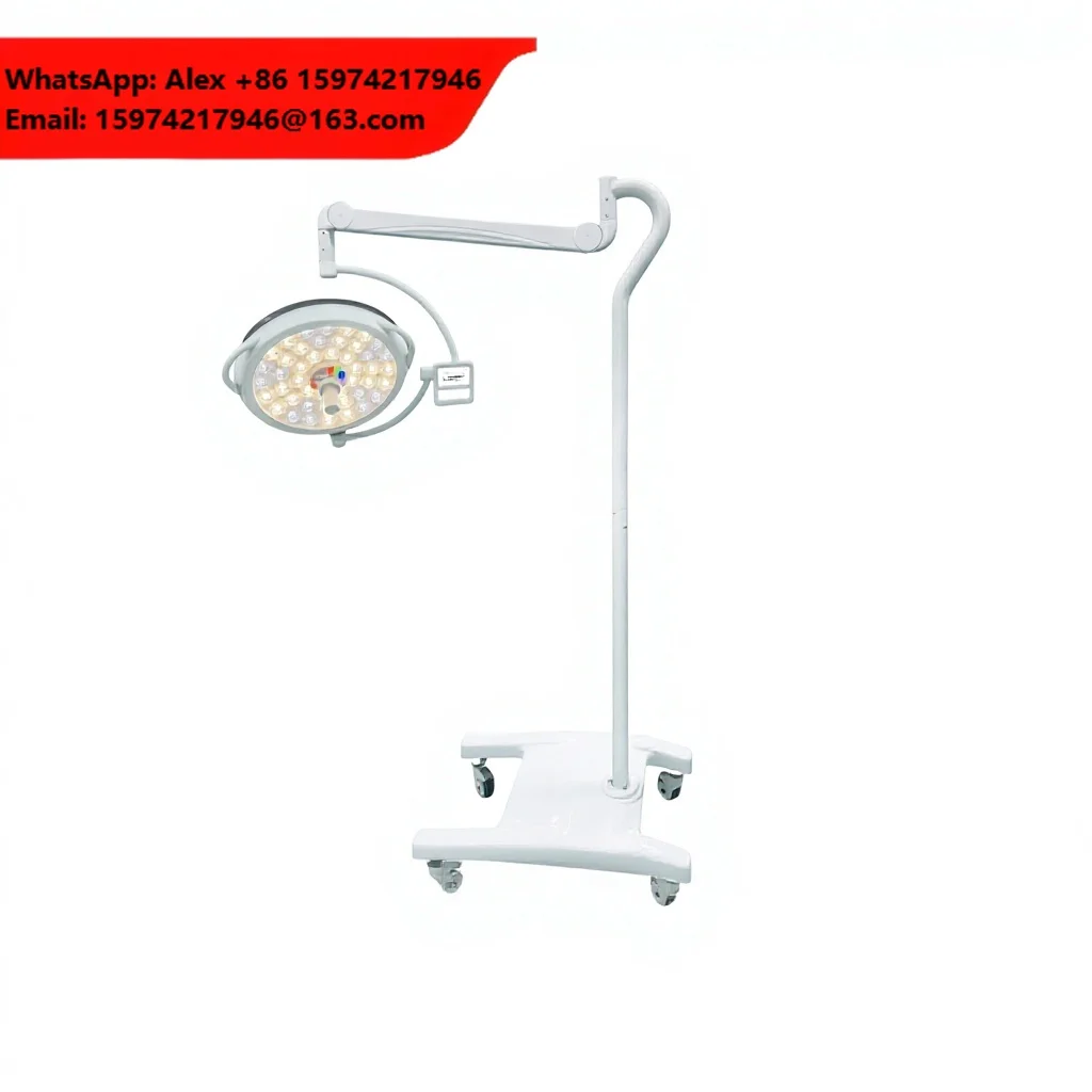 Portable Mobile Electric Operating Room Surgery Light Shadowless LED Surgical Lamps In Colour.