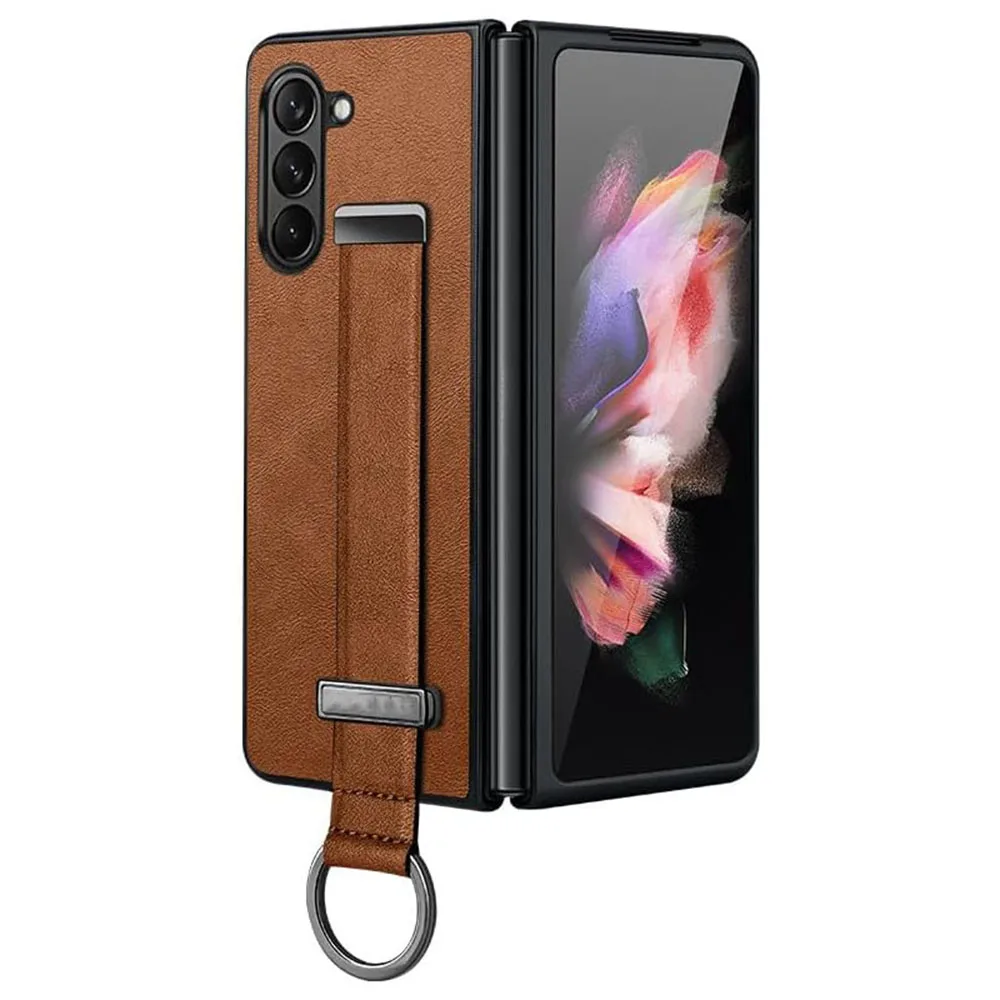 

Case for Samsung Galaxy Z Fold 7 – Full Lens Protection, Adjustable Wrist Strap, 4-Corner Anti-Drop, Kickstand