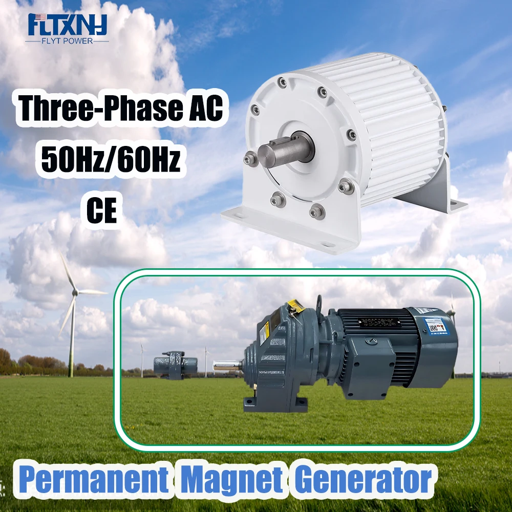 Free Energy Compact Structure High Volume Wind Turbine Generator 500Rpm 30KW 380V Windmill AC DC Power Magnetic Alternator